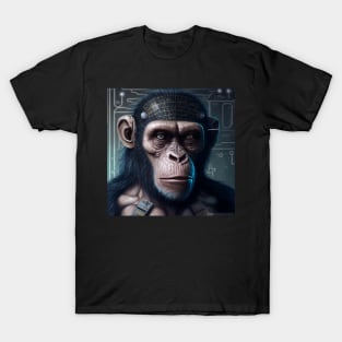 Cyber chimpanzee T-Shirt